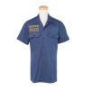 海軍工作短袖上衣(量製)-藍