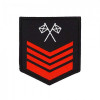 士官兵階級臂章 - 信號上士-黑