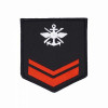 士官兵階級臂章 - 政戰下士-黑