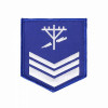 士官兵階級臂章 - 艦通中士-藍