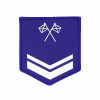 士官兵階級臂章 - 信號下士-藍