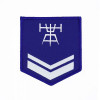 士官兵階級臂章 - 射控下士-藍