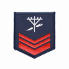 士官兵階級臂章 - 艦通中士-藏青